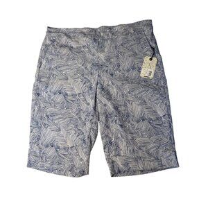 EP New York Ladies Blue & White Printed Shorts Size 10 With Tags